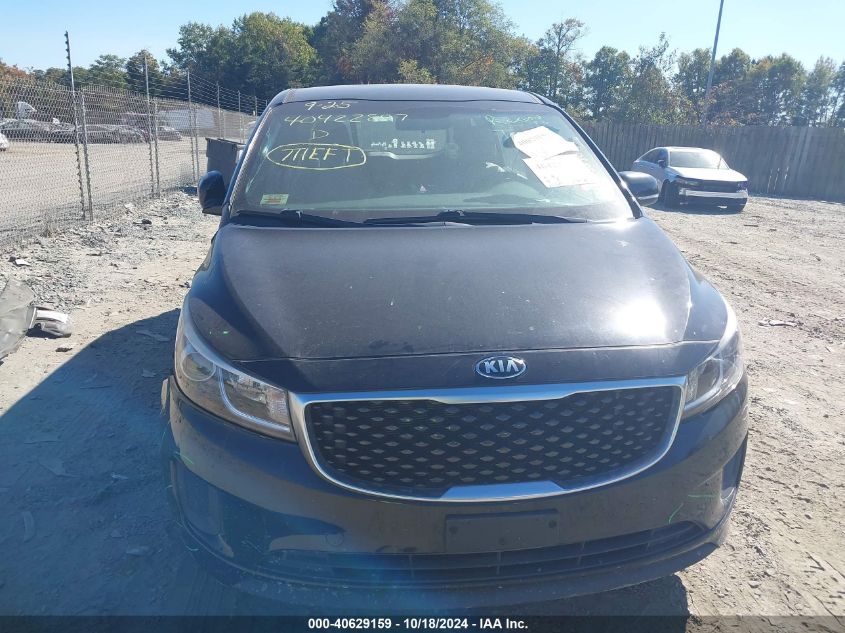 2017 Kia Sedona L VIN: KNDMA5C12H6255855 Lot: 40629159