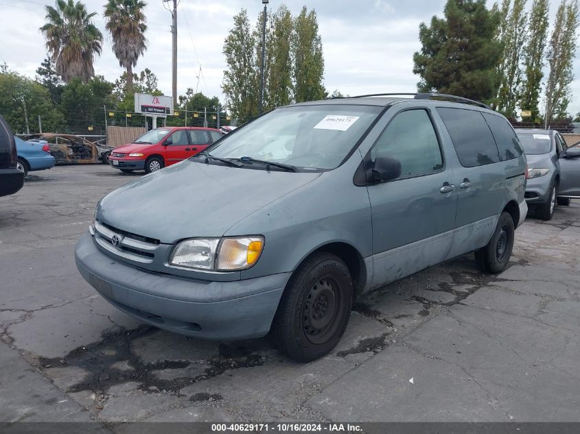 1999 Toyota Sienna Le VIN: 4T3ZF13CXXU131363 Lot: 40629171