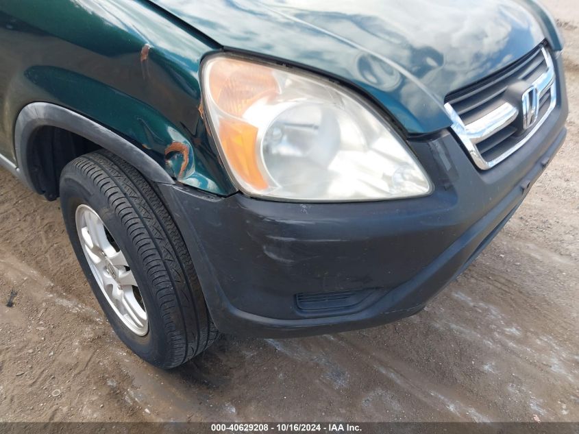 2002 Honda Cr-V Ex VIN: JHLRD78832C037708 Lot: 40629208