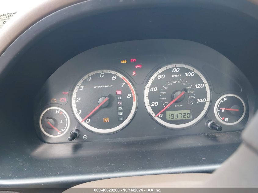 2002 Honda Cr-V Ex VIN: JHLRD78832C037708 Lot: 40629208