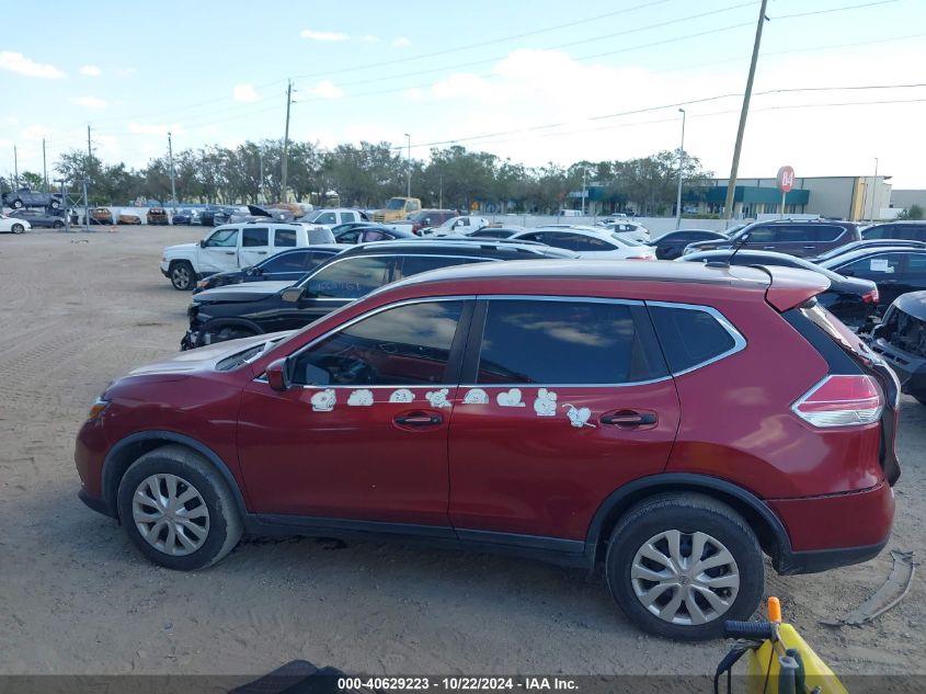 2016 Nissan Rogue S VIN: JN8AT2MT3GW007645 Lot: 40629223