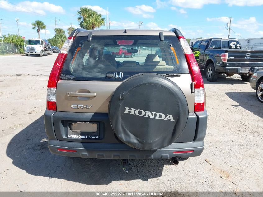 2006 Honda Cr-V Lx VIN: SHSRD68556U408513 Lot: 40629227