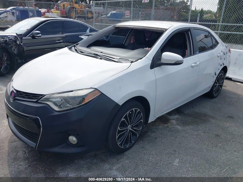 2016 TOYOTA COROLLA VIN: 5YFBURHEXGP400858