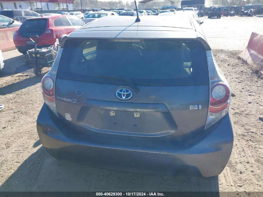 2014 Toyota Prius C Two VIN: JTDKDTB30E1567638 Lot: 40629300