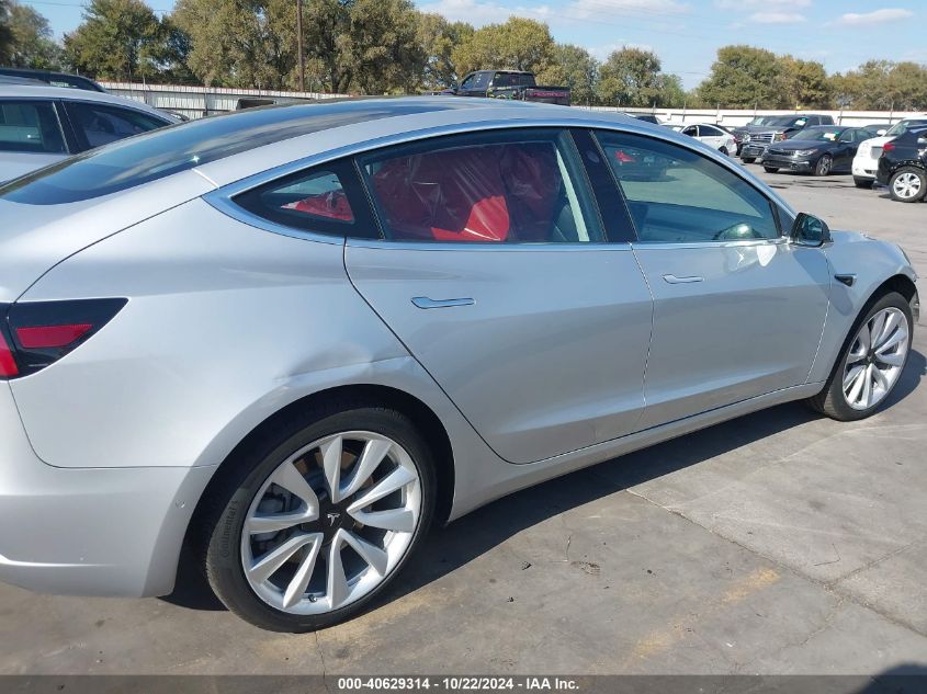 2018 Tesla Model 3 Long Range/Mid Range VIN: 5YJ3E1EA2JF031114 Lot: 40629314