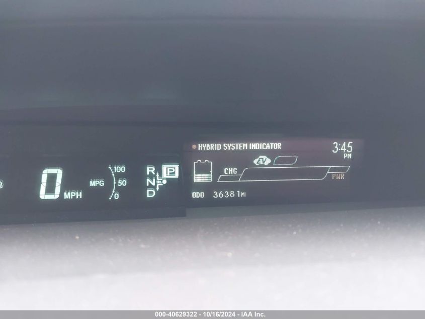 2014 Toyota Prius Four VIN: JTDKN3DU3E1782045 Lot: 40629322