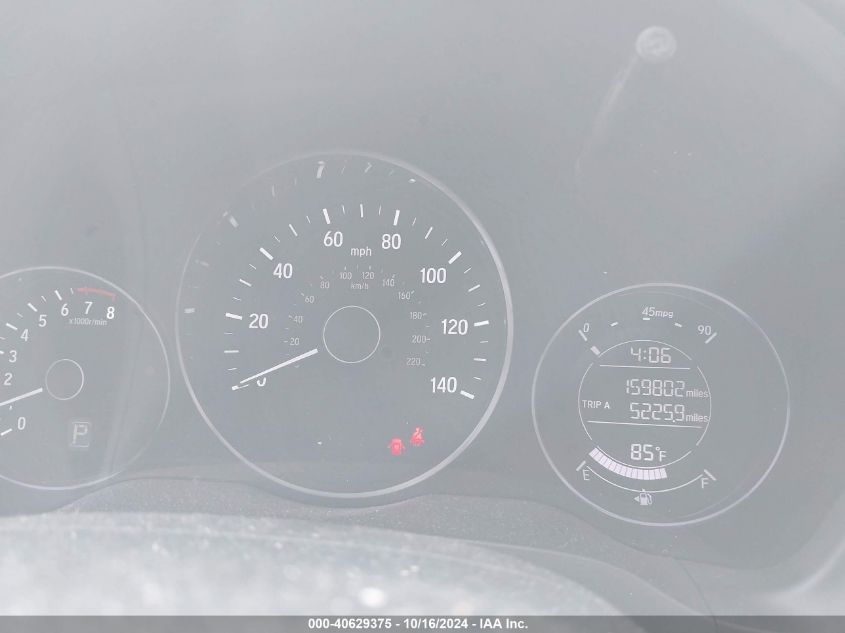 2016 Honda Hr-V Lx VIN: 3CZRU5H34GM754219 Lot: 40629375