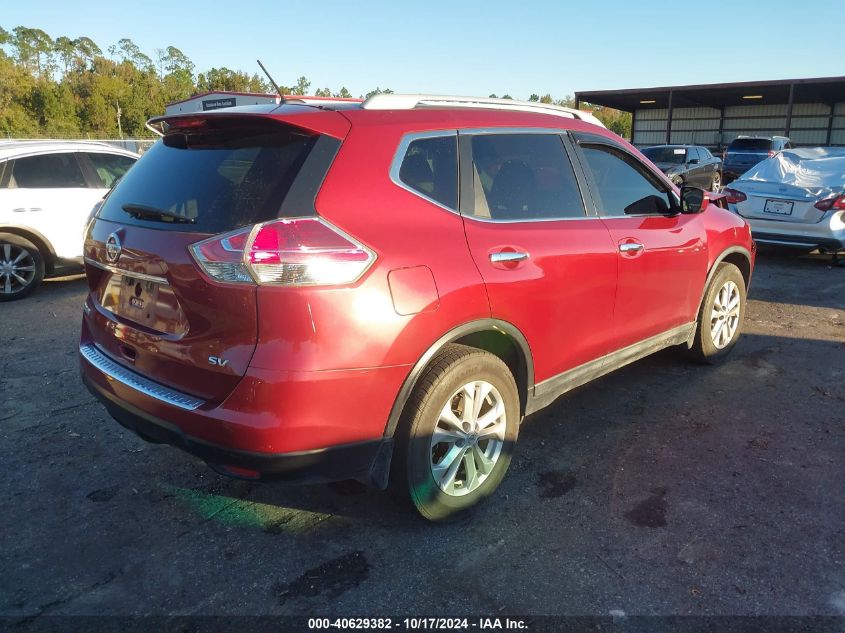 2015 Nissan Rogue Sv VIN: 5N1AT2ML9FC818552 Lot: 40629382