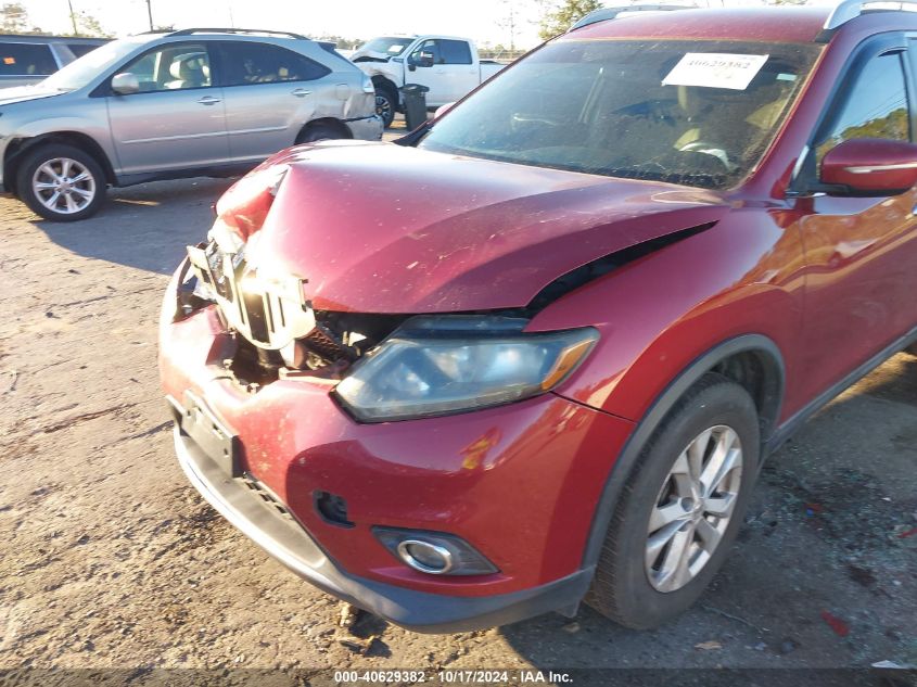 2015 Nissan Rogue Sv VIN: 5N1AT2ML9FC818552 Lot: 40629382