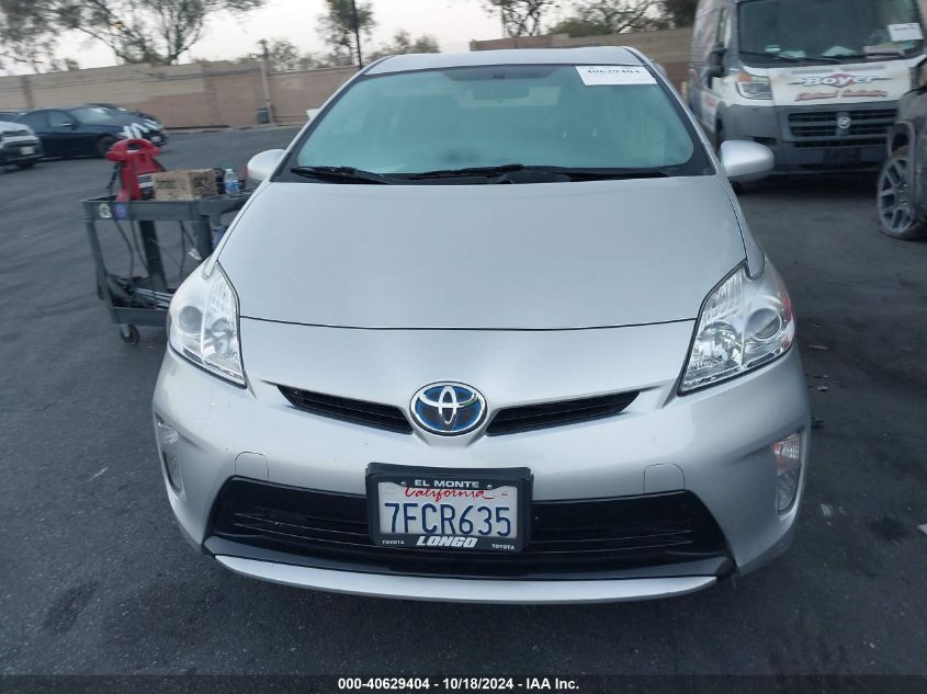 2014 Toyota Prius Two VIN: JTDKN3DU7E0370555 Lot: 40629404