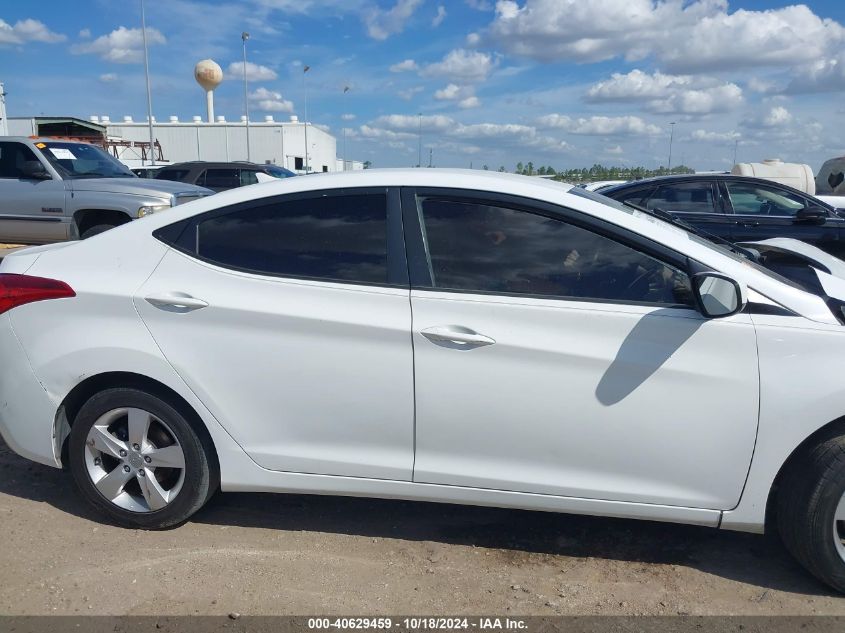 2013 Hyundai Elantra Gls VIN: 5NPDH4AE0DH422029 Lot: 40629459