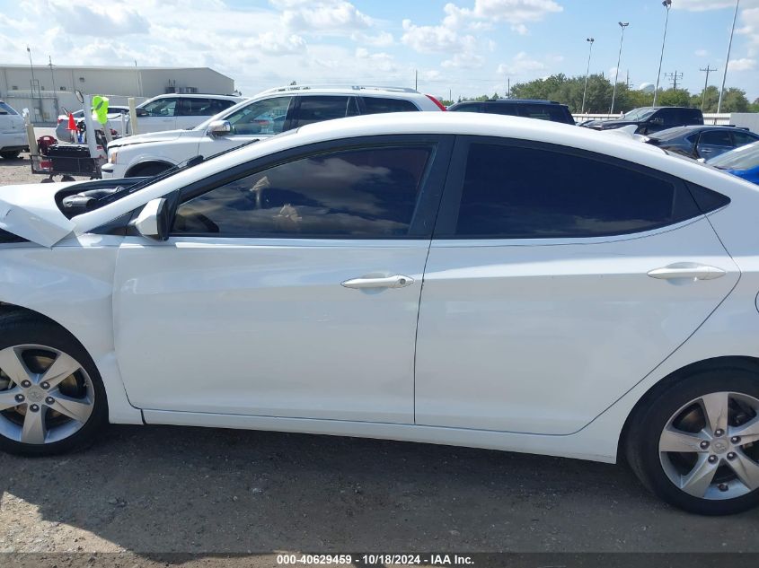 2013 Hyundai Elantra Gls VIN: 5NPDH4AE0DH422029 Lot: 40629459