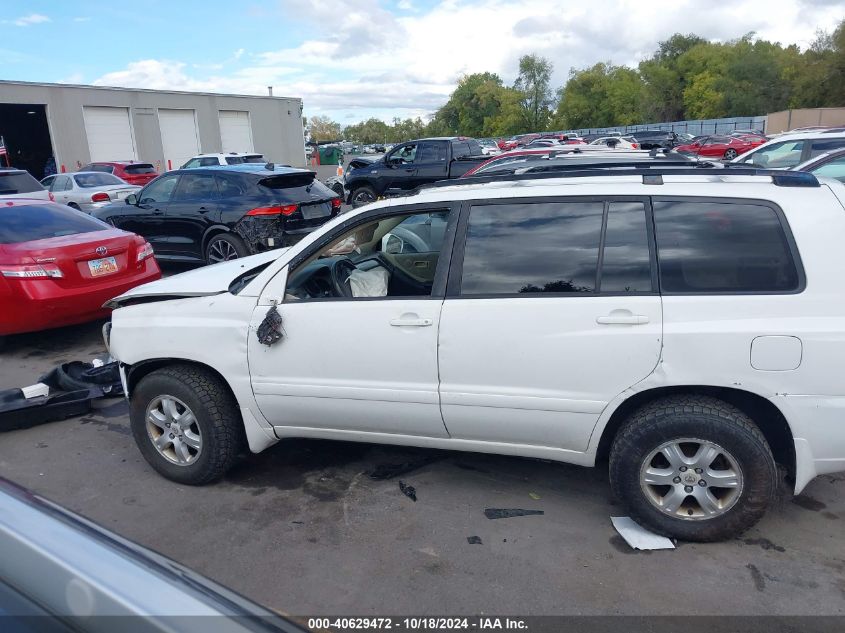 2003 Toyota Highlander V6 VIN: JTEHF21A530120493 Lot: 40629472