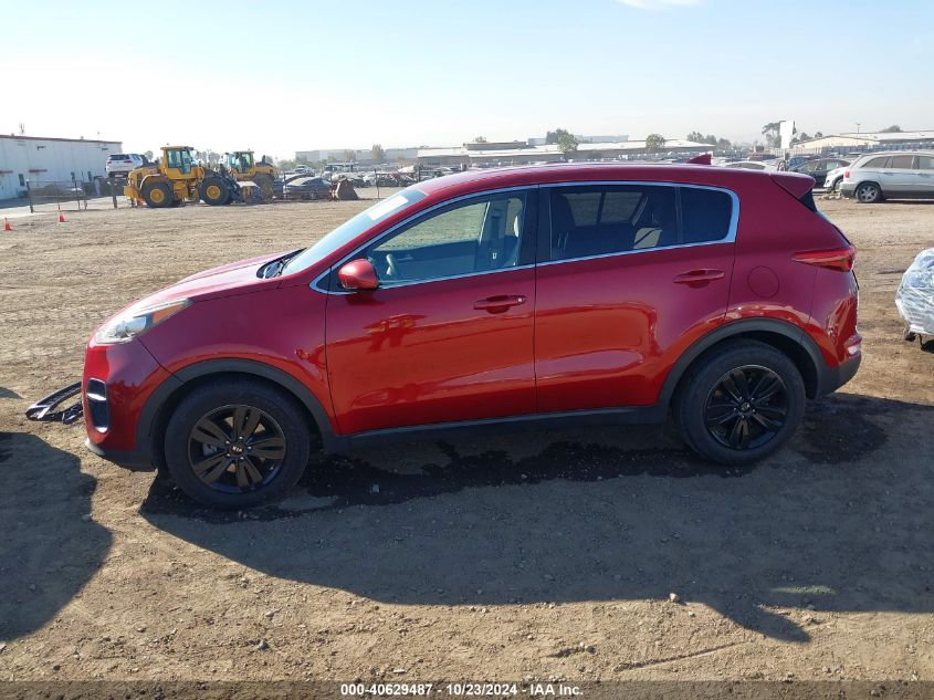 2018 Kia Sportage Lx VIN: KNDPM3AC8J7423026 Lot: 40629487