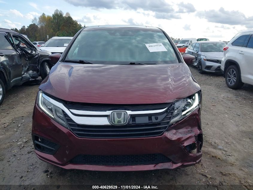 2018 Honda Odyssey Ex-L VIN: 5FNRL6H7XJB095608 Lot: 40629529