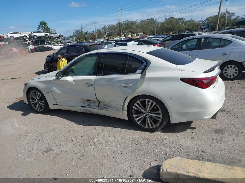 2018 Infiniti Q50 3.0T Sport VIN: JN1EV7AR3JM441065 Lot: 40629571