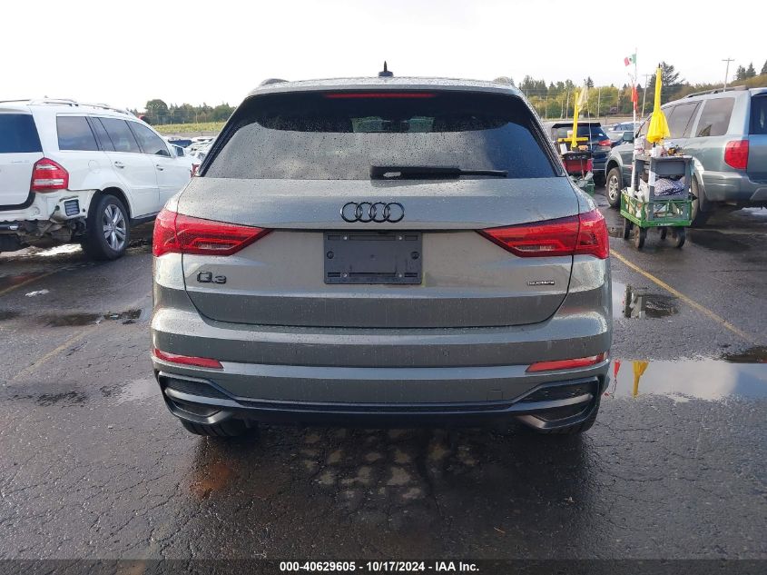 2022 Audi Q3 Premium Plus 45 Tfsi S Line Quattro Tiptronic VIN: WA1EECF30N1139910 Lot: 40629605