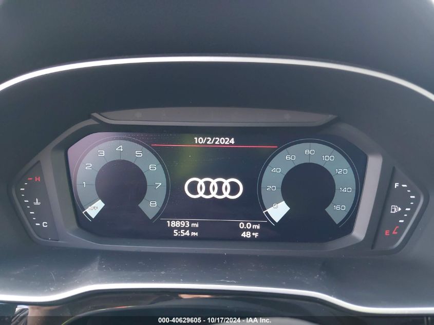 2022 Audi Q3 Premium Plus 45 Tfsi S Line Quattro Tiptronic VIN: WA1EECF30N1139910 Lot: 40629605