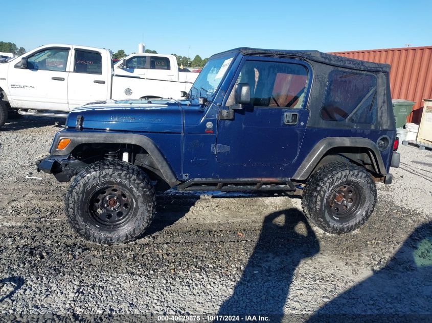 2006 Jeep Wrangler X VIN: 1J4FA39S56P779662 Lot: 40629675