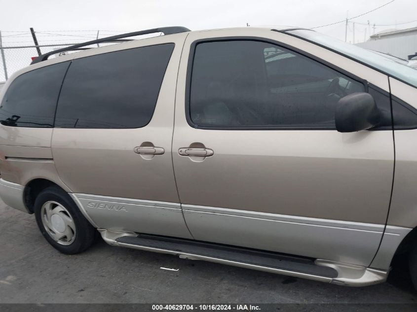 2000 Toyota Sienna Xle VIN: 4T3ZF13C0YU283539 Lot: 40629704