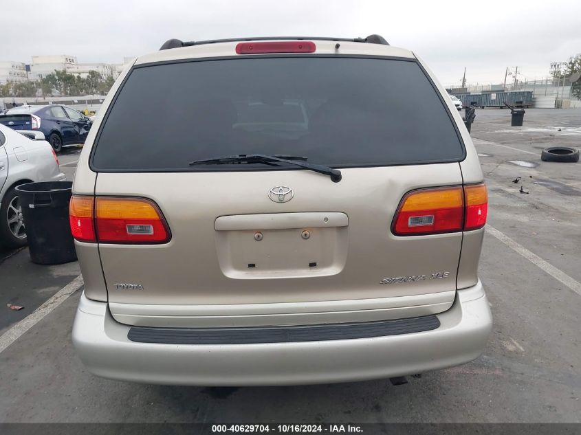 2000 Toyota Sienna Xle VIN: 4T3ZF13C0YU283539 Lot: 40629704