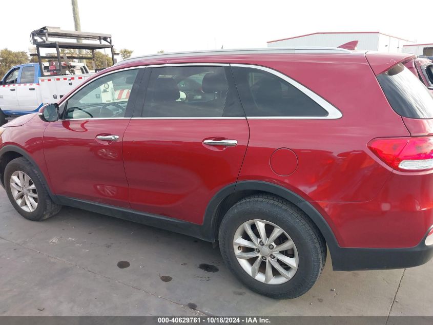 2016 Kia Sorento 2.4L Lx VIN: 5XYPG4A39GG058557 Lot: 40629761