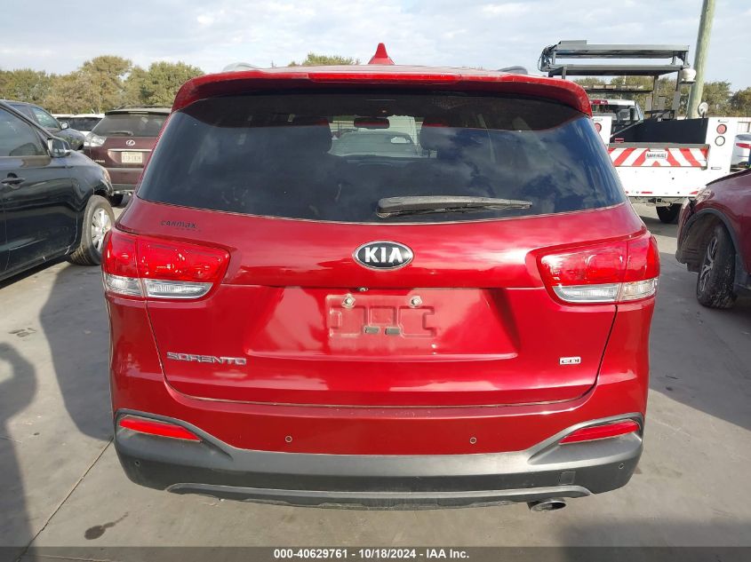 2016 Kia Sorento 2.4L Lx VIN: 5XYPG4A39GG058557 Lot: 40629761