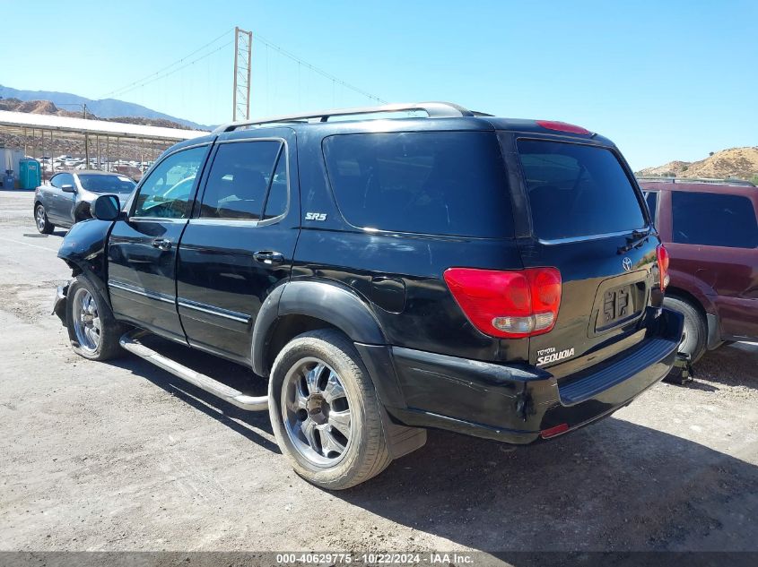 2005 Toyota Sequoia Sr5 V8 VIN: 5TDZT34A25S248435 Lot: 40629775