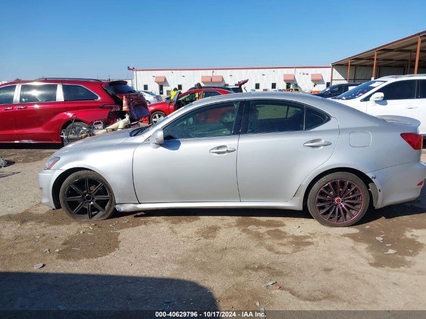 2007 Lexus Is 250 VIN: JTHBK262275049851 Lot: 40629796