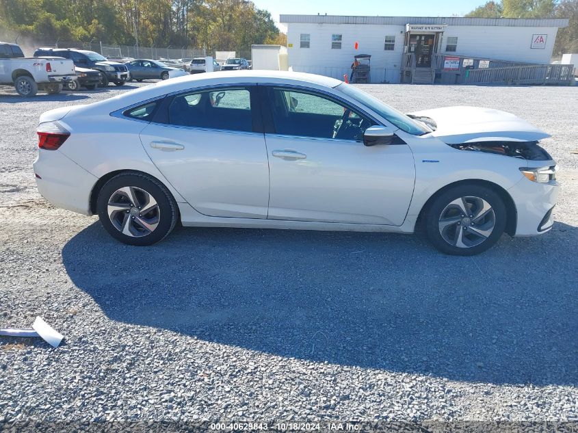 2019 Honda Insight Ex VIN: 19XZE4F57KE033851 Lot: 40629843