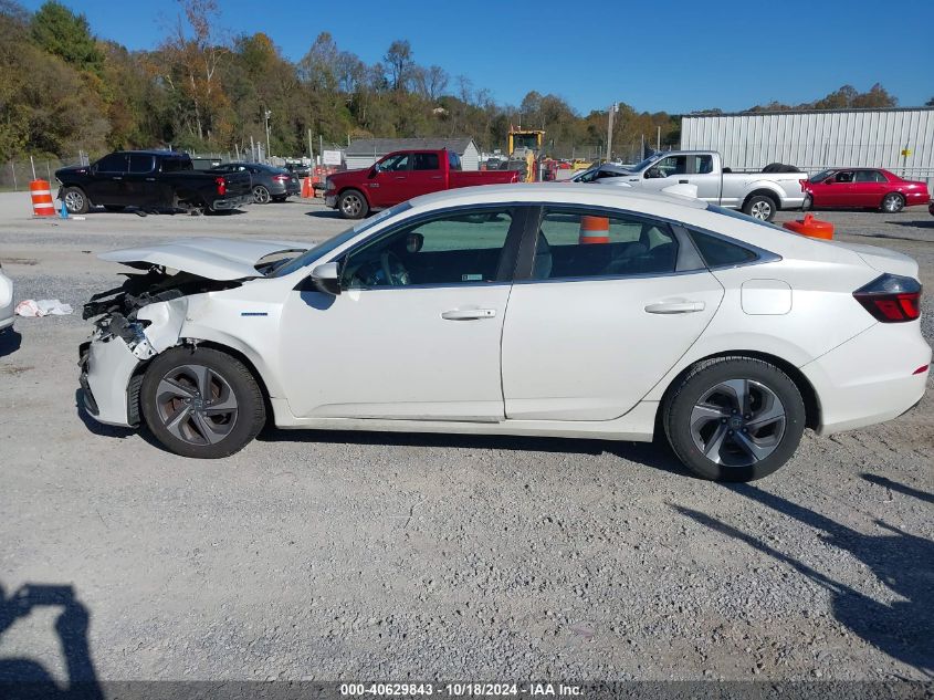 2019 Honda Insight Ex VIN: 19XZE4F57KE033851 Lot: 40629843