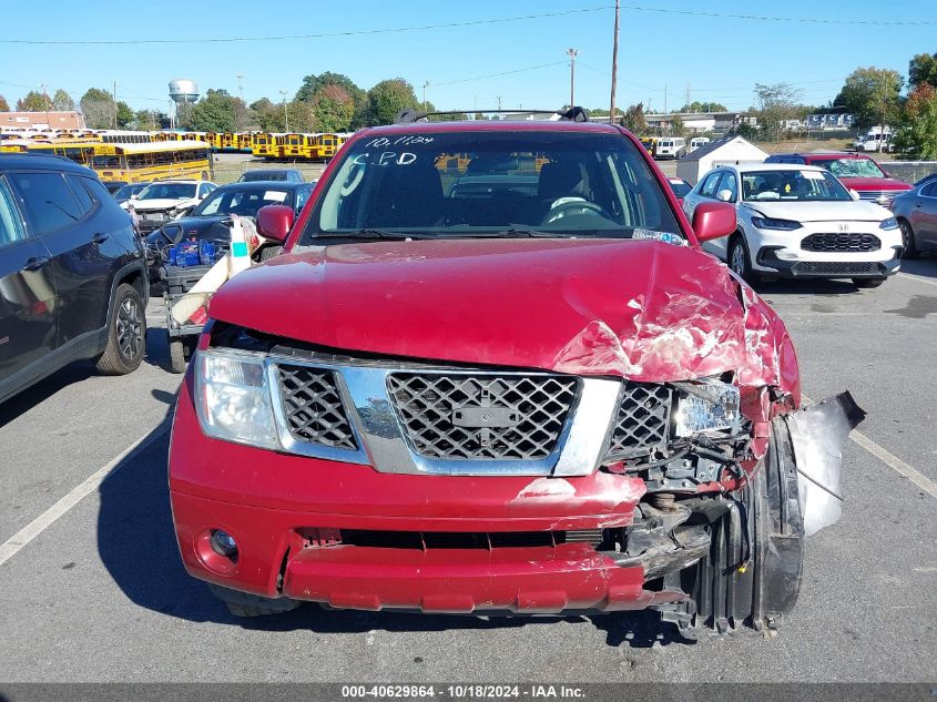 2006 Nissan Pathfinder Se VIN: 5N1AR18W16C629195 Lot: 40629864