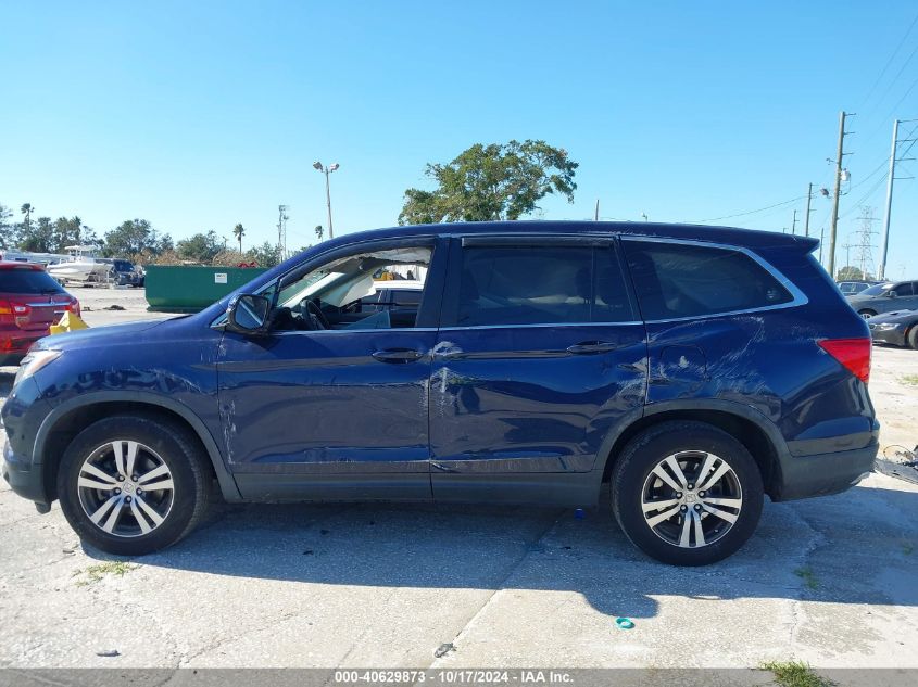 2017 Honda Pilot Ex VIN: 5FNYF5H31HB045166 Lot: 40629873