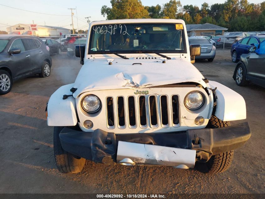 2018 Jeep Wrangler Jk Unlimited Sahara 4X4 VIN: 1C4BJWEG3JL832012 Lot: 40629892