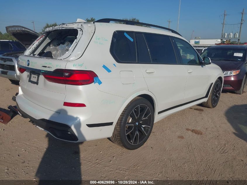 VIN 5UXCW2C04N9M70469 2022 BMW X7, Xdrive40I no.4