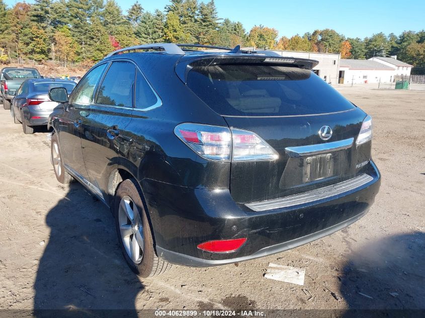 2011 Lexus Rx 350 VIN: 2T2BK1BA5BC107001 Lot: 40629899