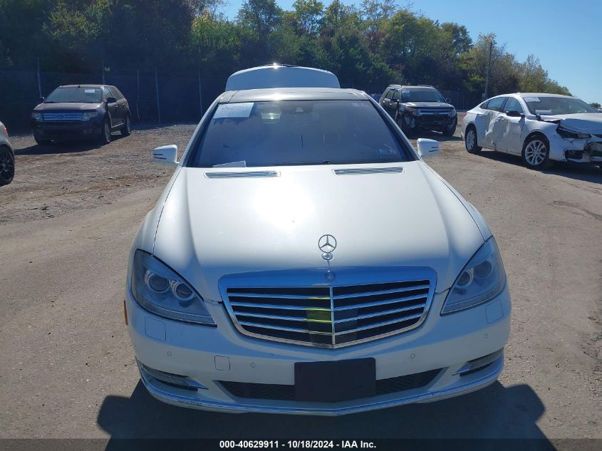 2011 Mercedes-Benz S 550 VIN: WDDNG7BB6BA367156 Lot: 40629911