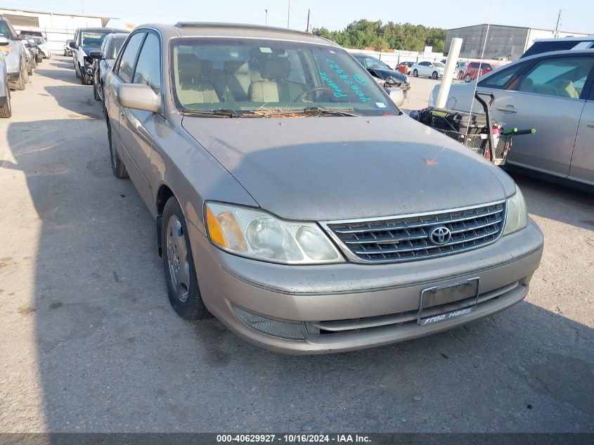 2003 Toyota Avalon Xls VIN: 4T1BF28B83U294474 Lot: 40629927