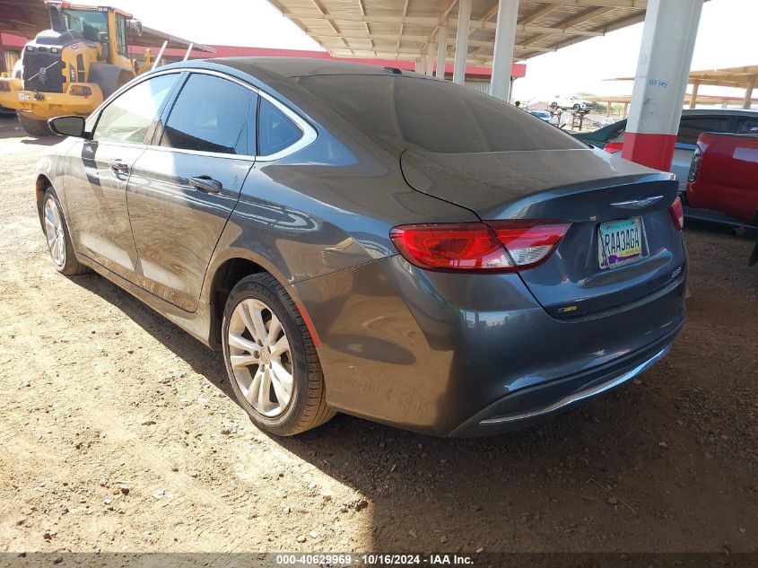 2015 Chrysler 200 Limited VIN: 1C3CCCAB3FN658613 Lot: 40629969