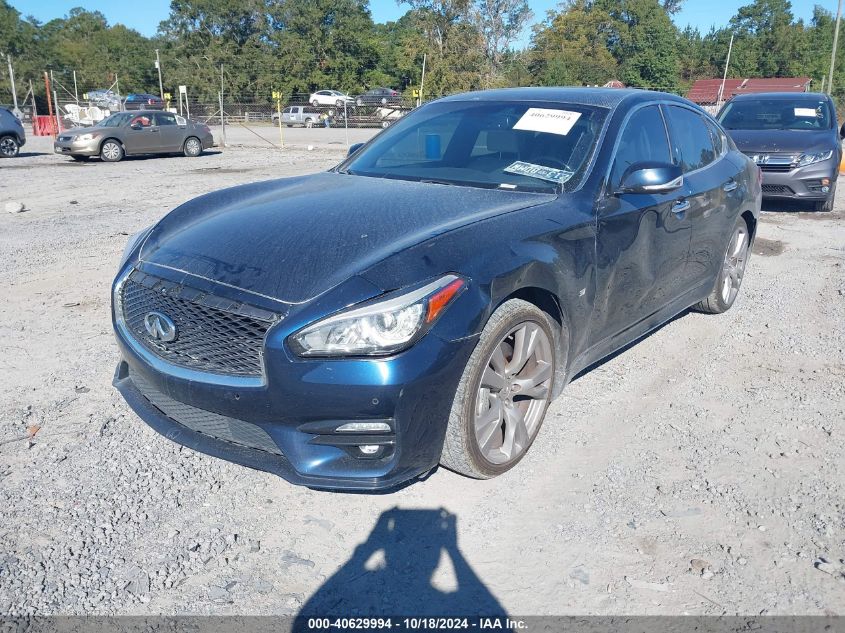 2019 Infiniti Q70 3.7 Luxe VIN: JN1BY1AP4KM505587 Lot: 40629994