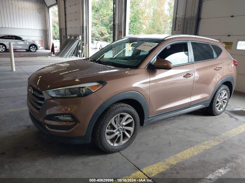 VIN KM8J3CA43GU159298 2016 Hyundai Tucson, SE no.2