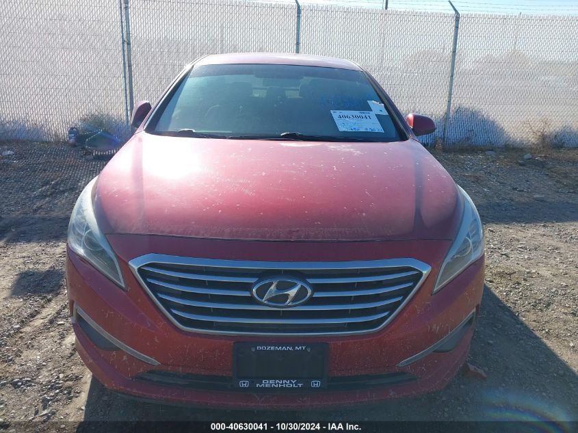 2015 Hyundai Sonata Se VIN: 5NPE24AF9FH211140 Lot: 40630041