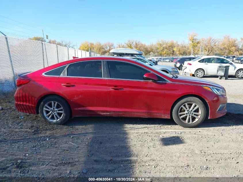 2015 Hyundai Sonata Se VIN: 5NPE24AF9FH211140 Lot: 40630041