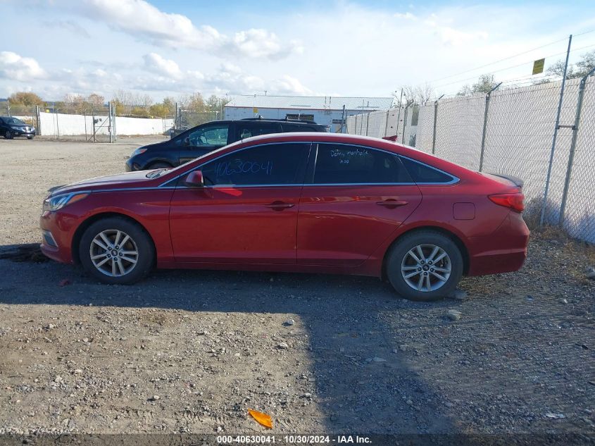 2015 Hyundai Sonata Se VIN: 5NPE24AF9FH211140 Lot: 40630041