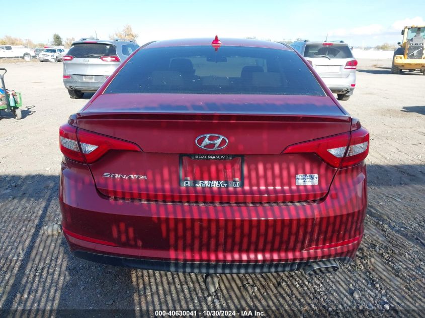 2015 Hyundai Sonata Se VIN: 5NPE24AF9FH211140 Lot: 40630041