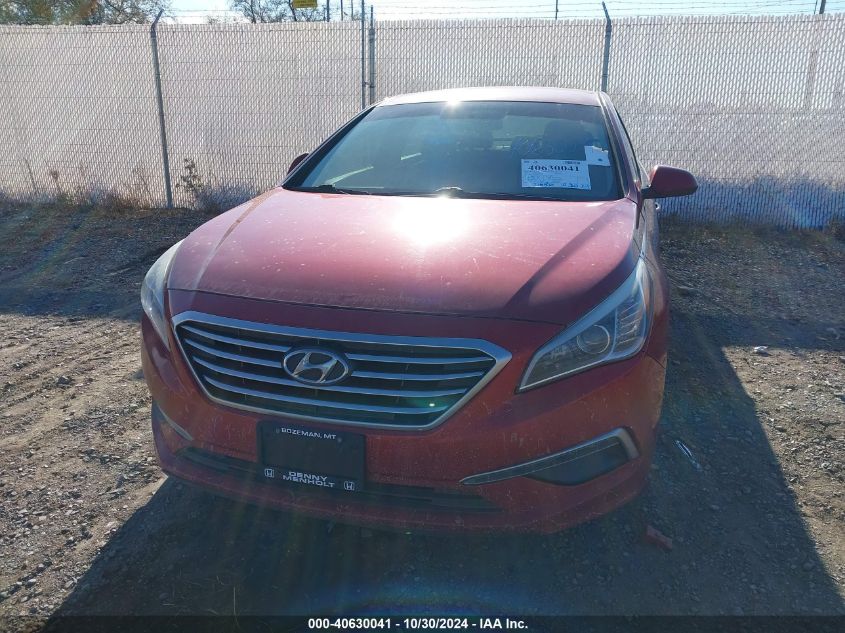 2015 Hyundai Sonata Se VIN: 5NPE24AF9FH211140 Lot: 40630041