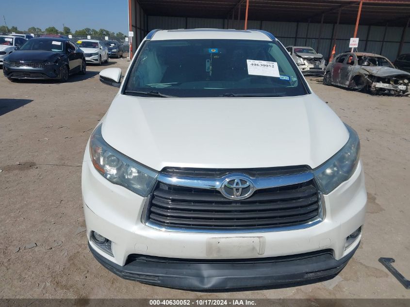 2015 Toyota Highlander Limited/Ltd Platinum VIN: 5TDYKRFH7FS108491 Lot: 40630052