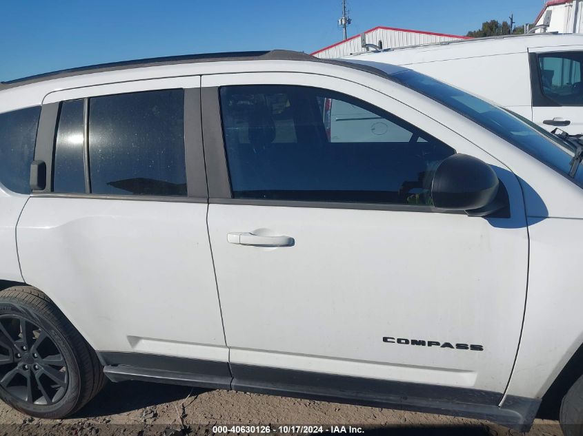 2014 Jeep Compass Altitude VIN: 1C4NJCBA3ED822852 Lot: 40630126