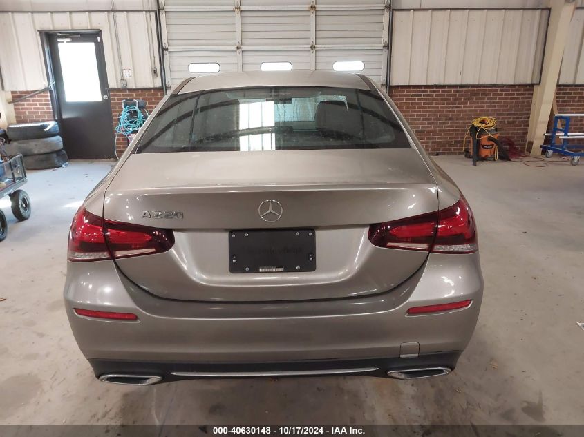 2020 Mercedes-Benz A 220 VIN: WDD3G4EB0LW038927 Lot: 40630148