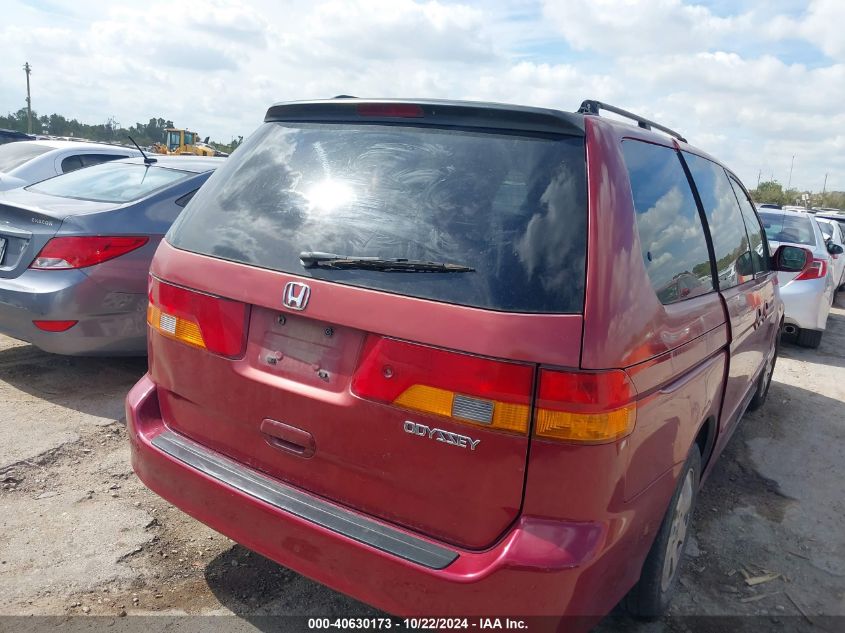 2002 Honda Odyssey Ex-L VIN: 2HKRL18062H517818 Lot: 40630173